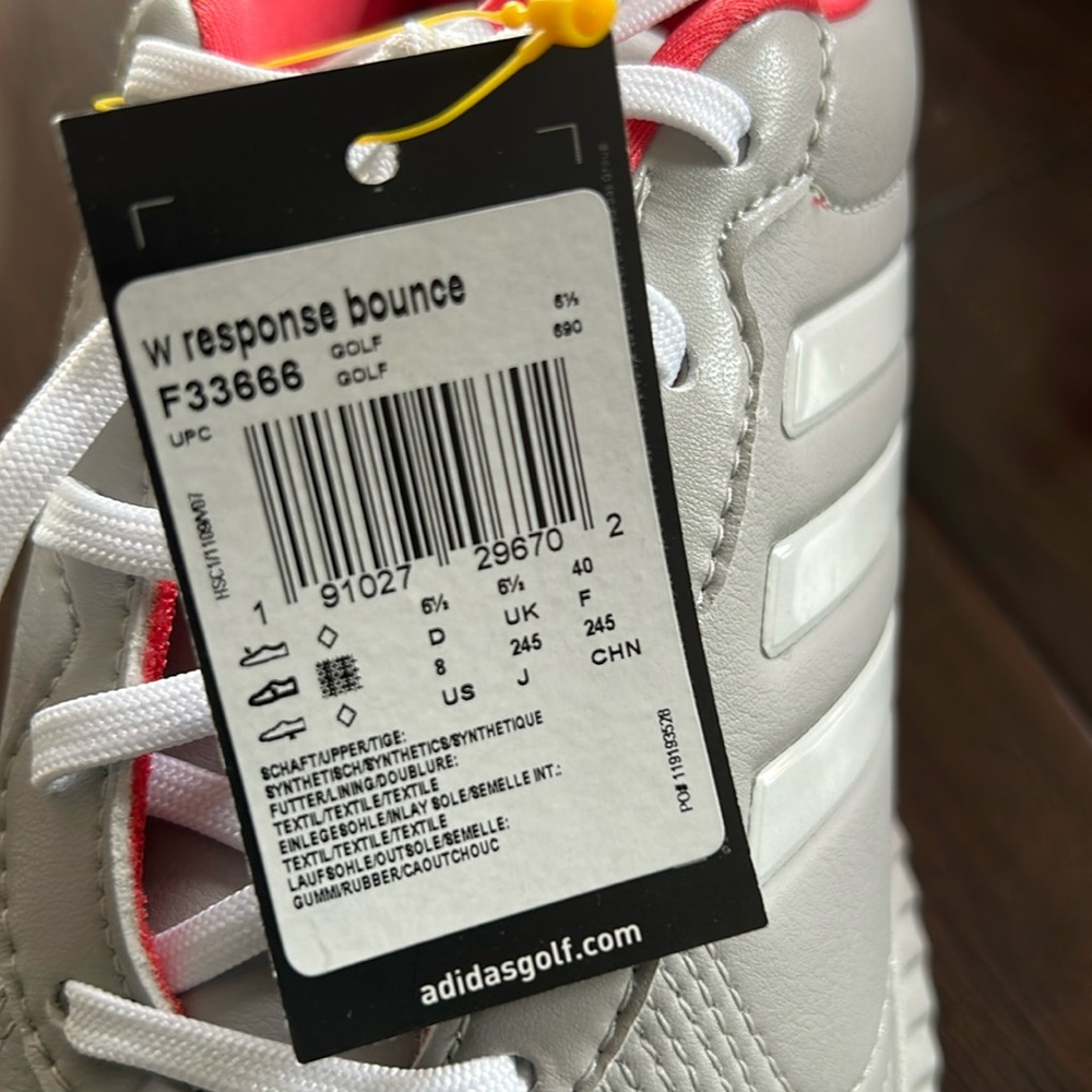 Adidas W Response Bounce golf shoes with cleats - Picture 8 of 11